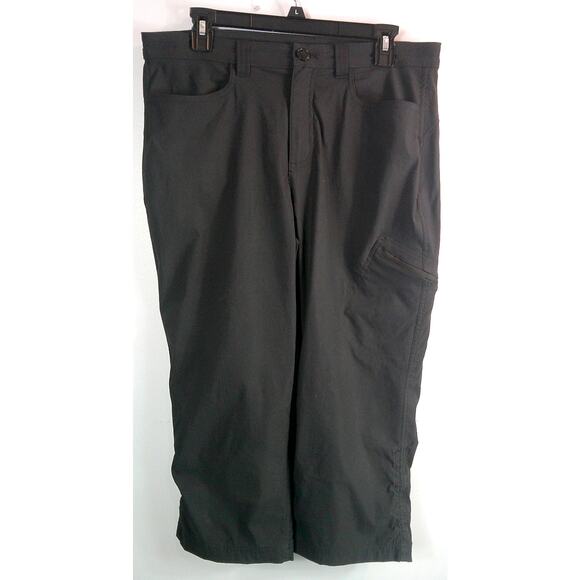 Eddie Bauer Black Cropped Women's 12 Capris - Picture 1 of 5
